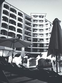 Low angle view of building against sky