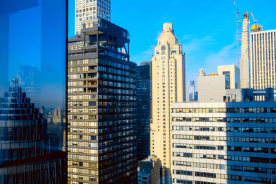 A penthouse on a skyscraper. room at the top.