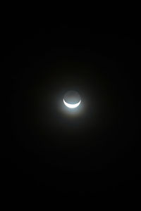 Moon in sky at night