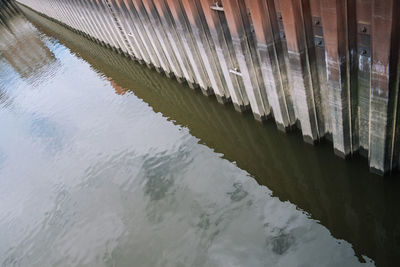 Panoramic shot of water