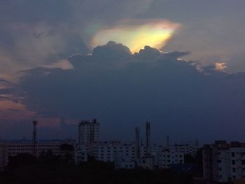 Cityscape at sunset