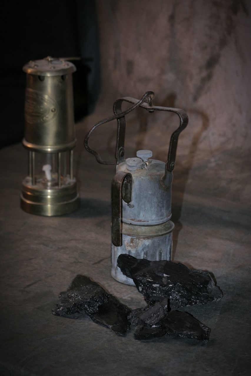 CLOSE-UP OF OLD TEA LIGHT