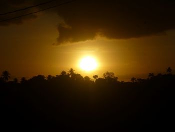 Scenic view of sunset sky