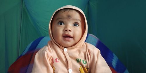 Portrait of cute boy