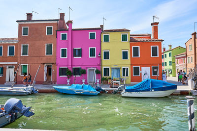 Boats in sea