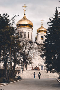 People walking on street