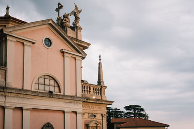 Low angle view of building against sky