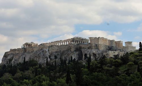 Low angle view of historical building