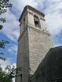 Low angle view of historic building against sky