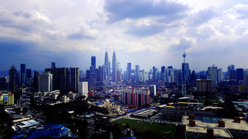 Aerial view of a city