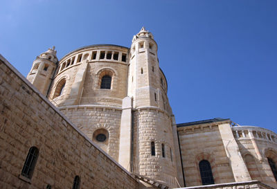 Church of dormition on mount zion, jerusalem