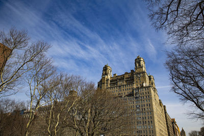 Low angle view of building against sky