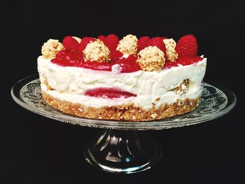 Close-up of cake in plate