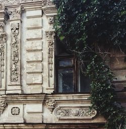 Low angle view of old building