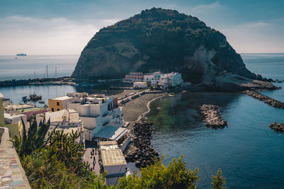 Sant angelo, ischia, italy, rock, water, ocean, sea, island