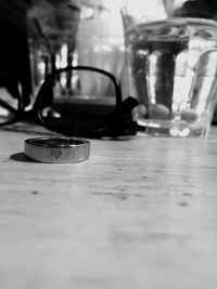 Close-up of drink on table