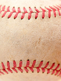 Close-up of baseball 