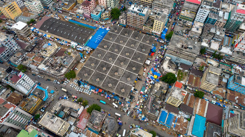 Aerial view of dar es salaam, tanzania