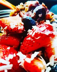 Close-up of ice cream in plate