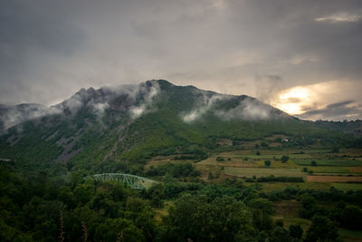 Scenic view of landscape against sky