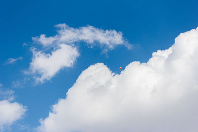 Low angle view of clouds in sky