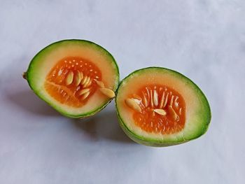 Two small melon pieces