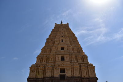 Low angle view of historical building against sky