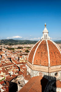 Duomo santa maria del fiore with cityscape against sky