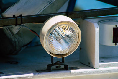 Close-up of drink in container