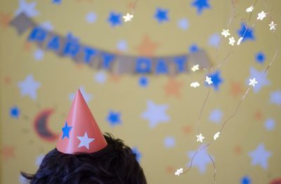 Close-up of baby girl