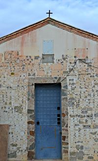 Low angle view of building against sky