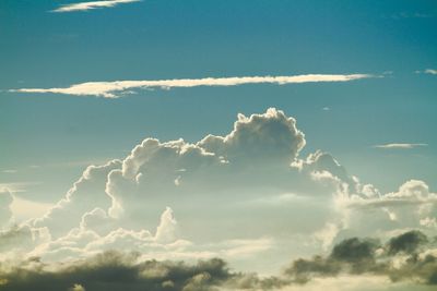 Low angle view of cloudscape