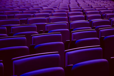 Full frame shot of empty chairs