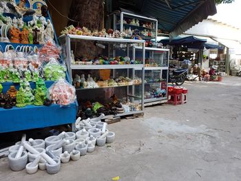 Market stall for sale in store