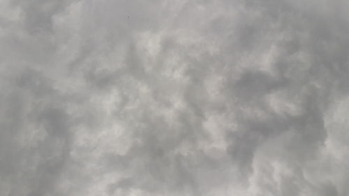 Low angle view of cloudy sky