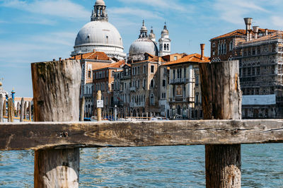 View of cathedral by river