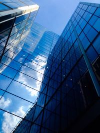 Low angle view of modern building