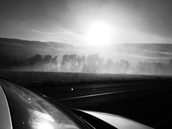 Panoramic view of landscape against sky