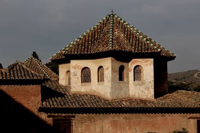 Exterior of old building against sky