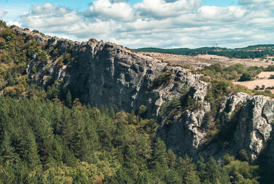 High angle view of landscape
