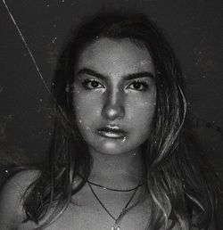 Close-up portrait of a beautiful young woman