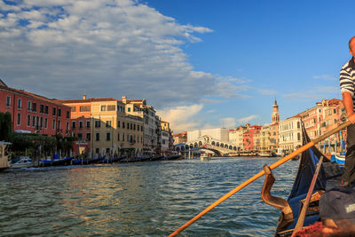  gondolier on the grand canal