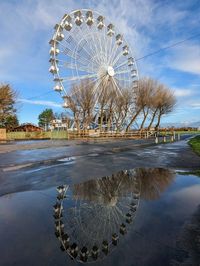 Ferris wheel against sky