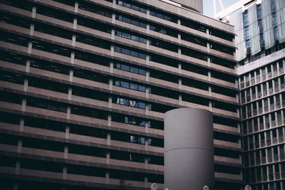 Low angle view of buildings in city