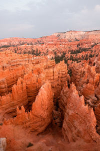View of rock formations