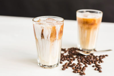 Close-up of drink on table