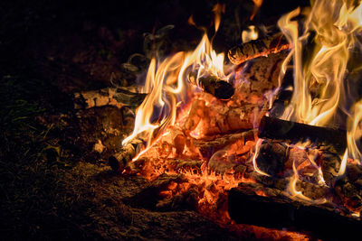 burning