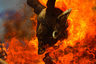 Burning of