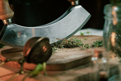 Close-up of rusty metal