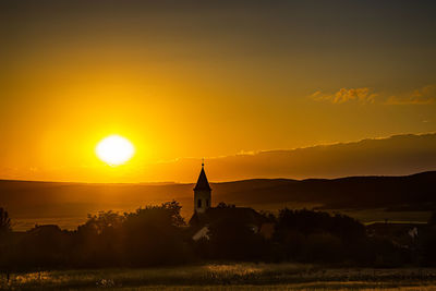 Scenic view of sunset